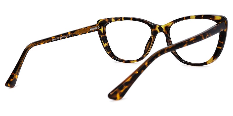 Qamar Cateye Tortoise Glasses | Zeelool Glasses4
