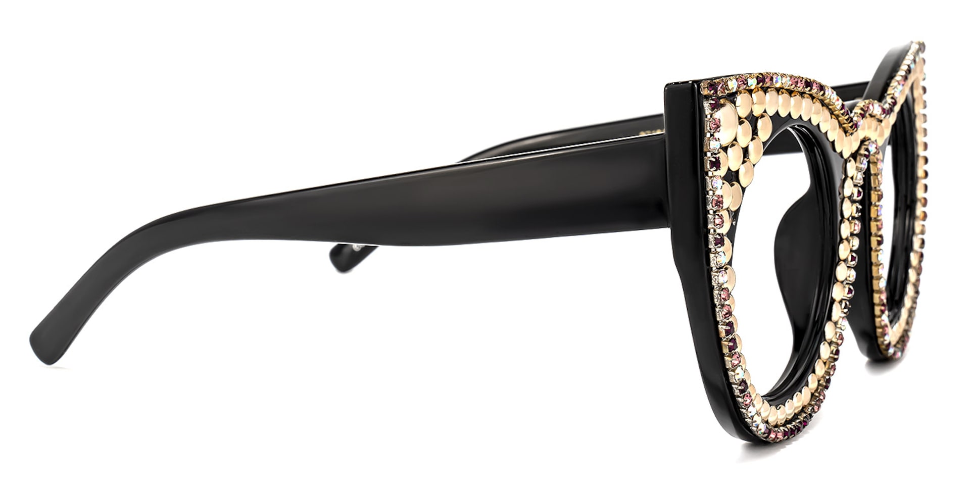 Toshia Cateye Black Glasses | Zeelool Glasses3