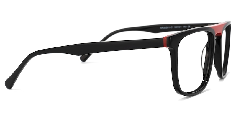 Forsyth Square Black Glasses | Zeelool Glasses3