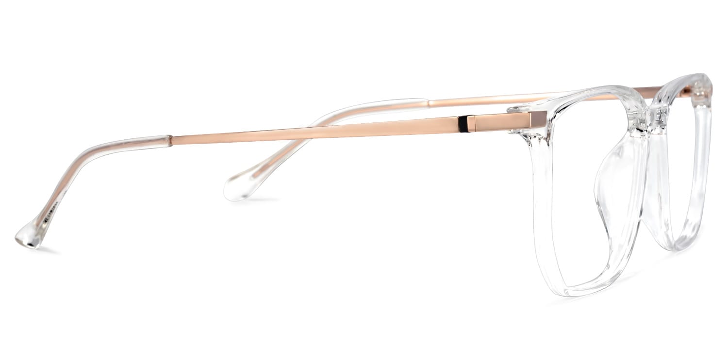 Fezell TR90 Square Crystal Frame Glasses | Zeelool Optical3