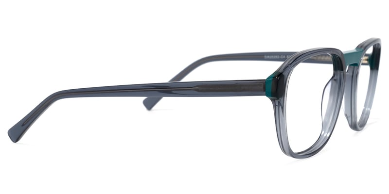 Merritt Square Gray Glasses | Zeelool Glasses3