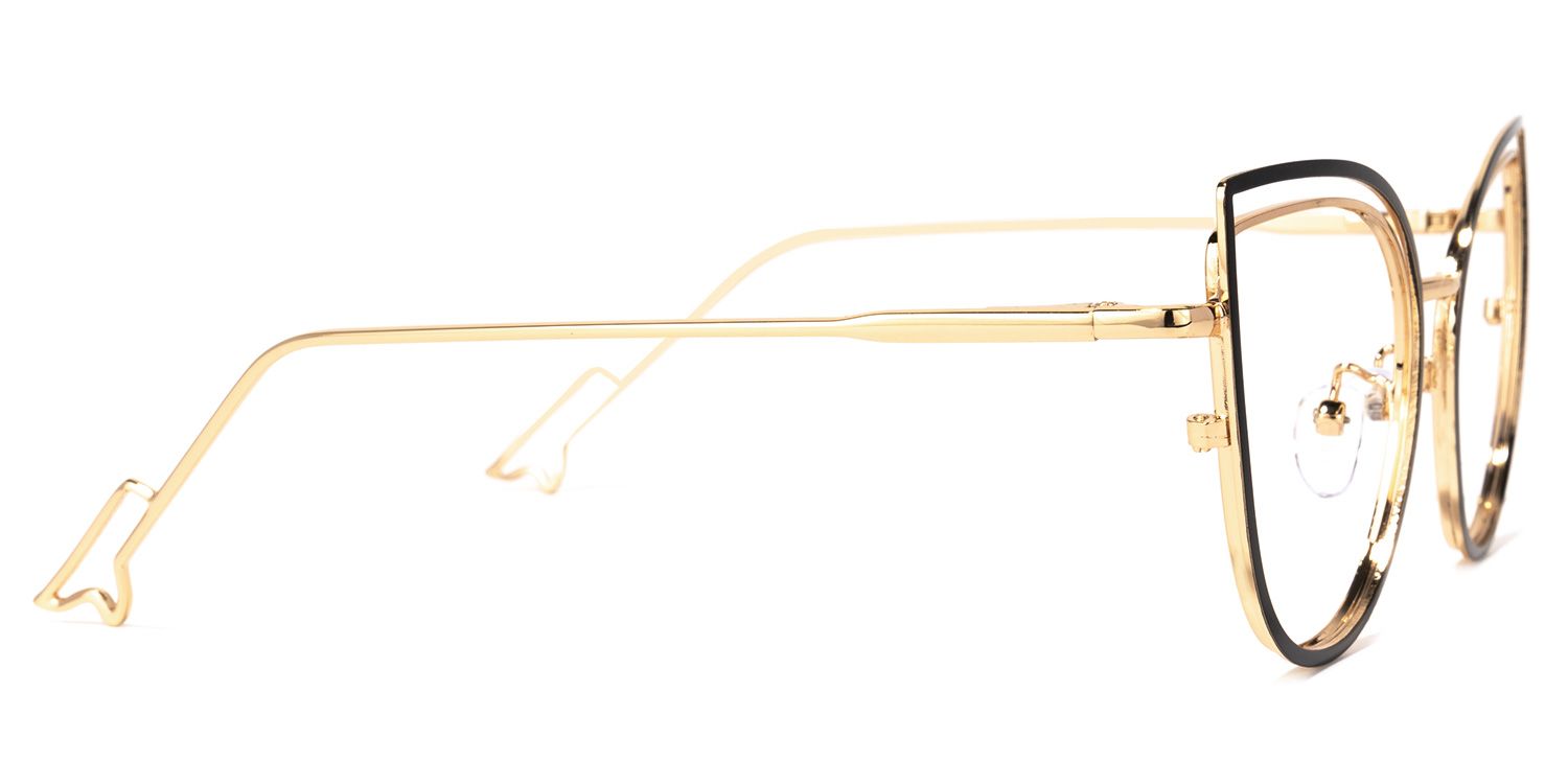 Spivey Cateye Black Glasses | Zeelool Glasses3