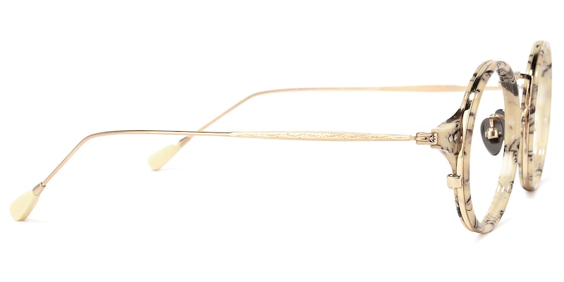 Ortiz Round Light-Tortoise Glasses | Zeelool Glasses3