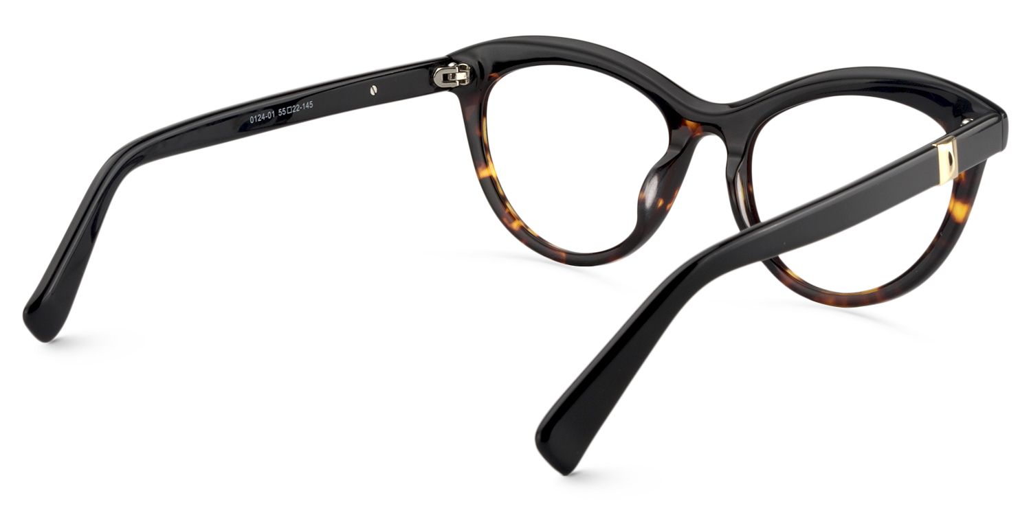 Sean Cat Eye Tortoise Glasses | Zeelool Glasses5