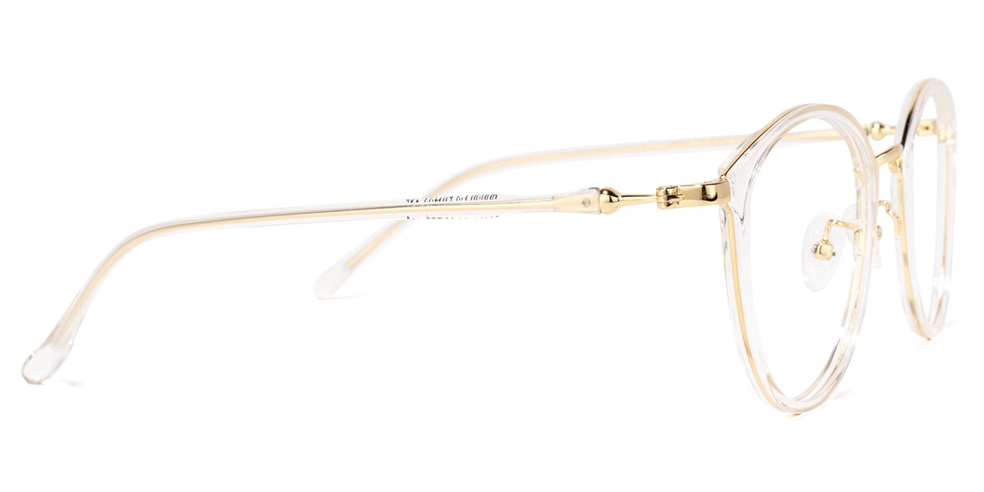 Irizarry Round Clear Glasses | Zeelool Glasses3