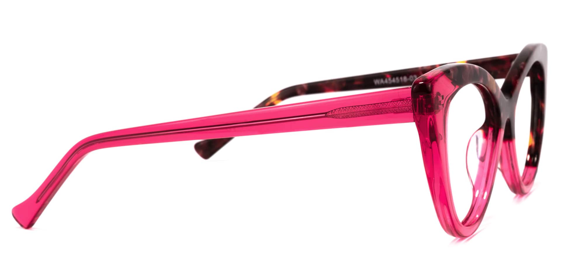 Maxine Cateye Red Glasses | Zeelool Glasses2