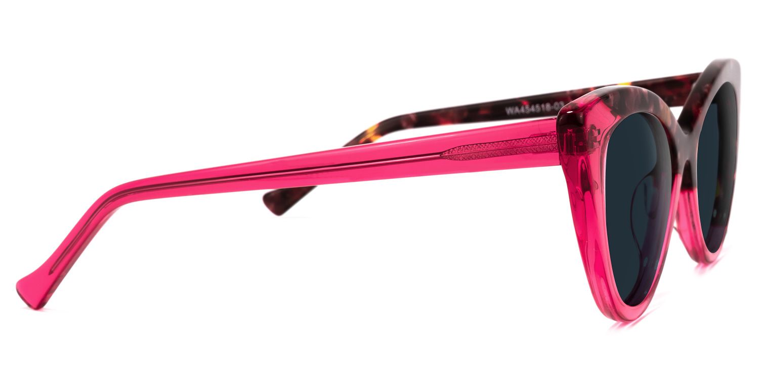 Maxine Cateye Red Sunglasses | Zeelool Glasses2