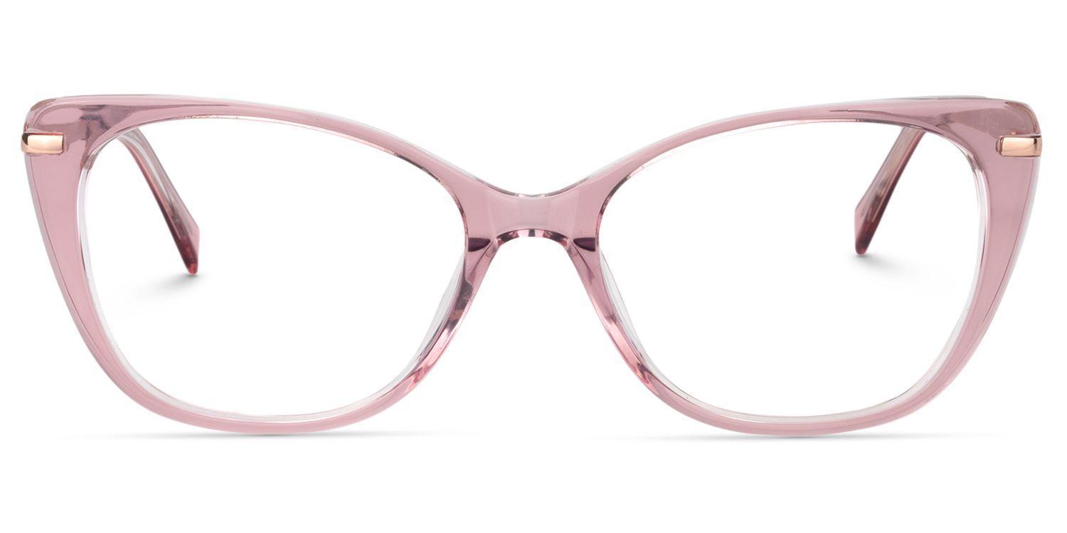 Cat Eye Pink Glasses | Zeelool Glasses0