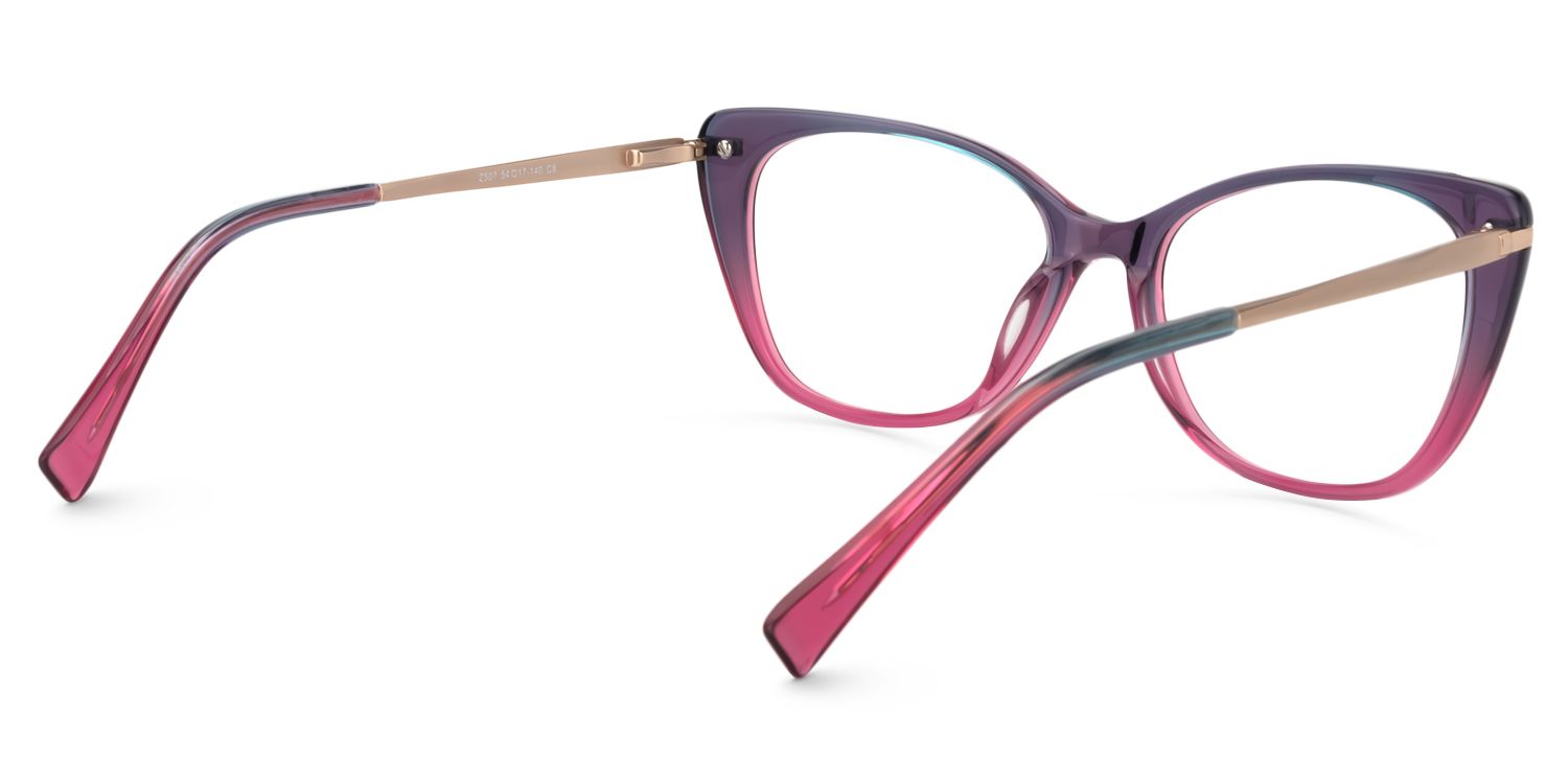 Cat Eye Red Glasses | Zeelool Glasses5