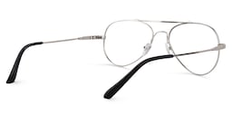 Chaima Aviator Silver Glasses5