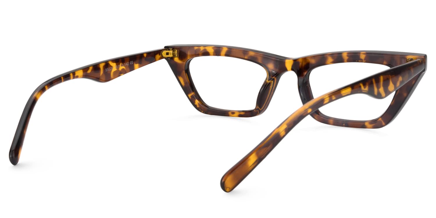 Channon Cat Eye Yellow Tortoise Glasses5