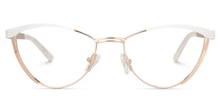 Sydney Cat Eye Gold Glasses0