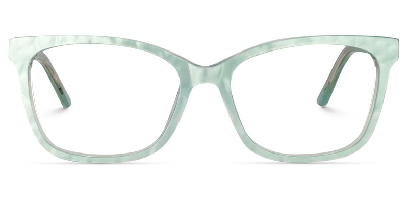 Rectangle Green Glasses | Zeelool Glasses0