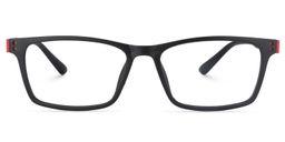Cheche Rectangle Black Glasses0