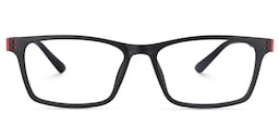 Cheche Rectangle Black Glasses0