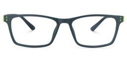 Cheche Rectangle Dark Green Glasses2