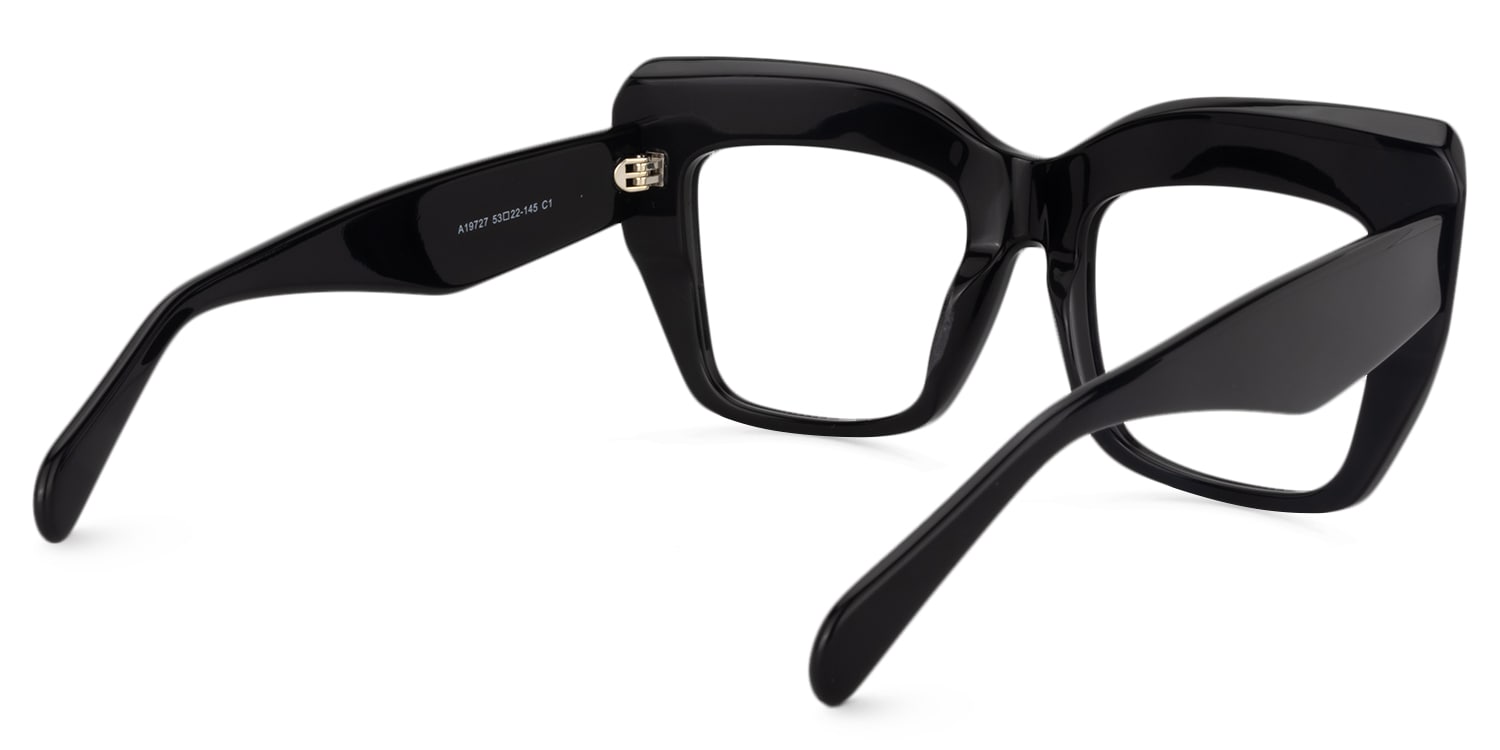 Charmaine Cat Eye Black Glasses | Zeelool Glasses