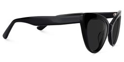 Claudette Cat Eye Black Sunglasses2