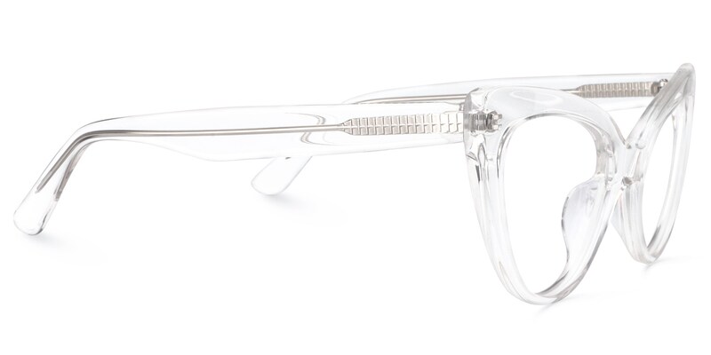 Claudette Cat Eye Crystal Glasses | Zeelool Glasses3