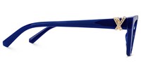 Conner Cateye Blue Glasses3