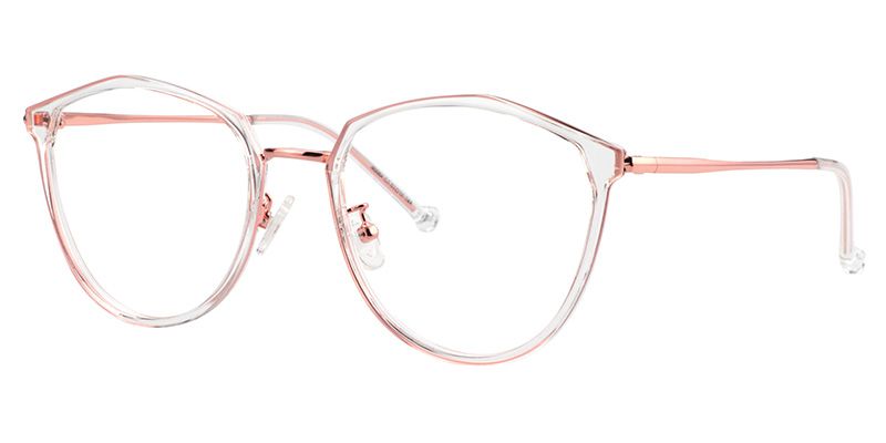 Cherry Geometric Glasses | Zeelool Glasses4