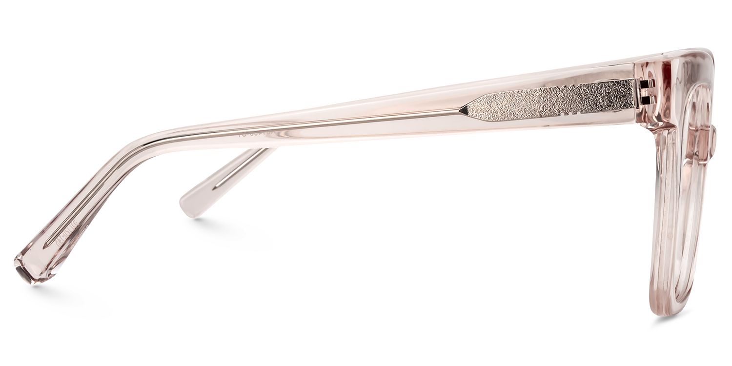 Dexter Square Beige Glasses | Zeelool Glasses3