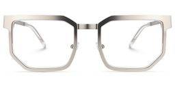 Barber Geometric Silver Glasses1