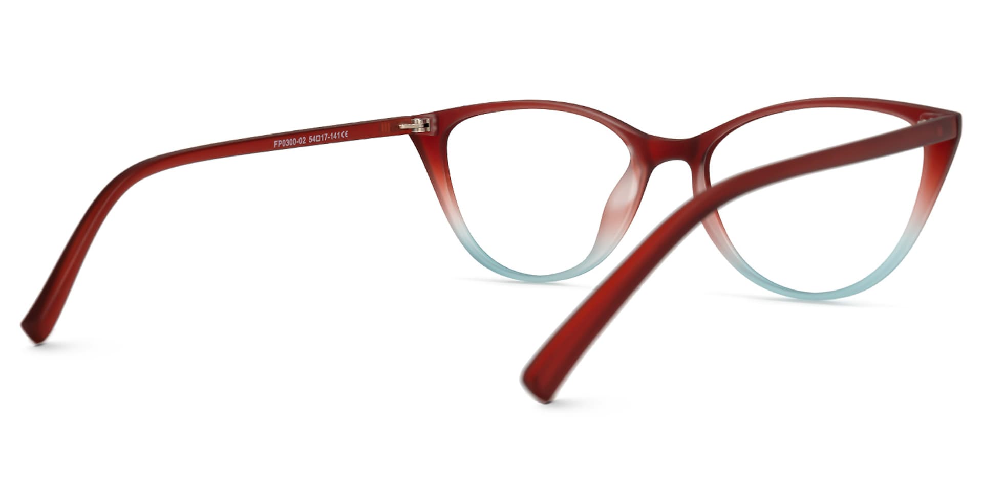 Lucy Cateye Red Glasses  | Zeelool Glasses3