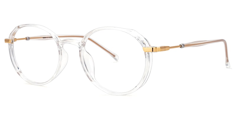Billy Round Crystal Glasses | Zeelool Glasses1