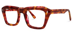 Aquino Square Red-Tortoise Glasses1