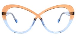 Charde Geometric Blue Glasses0