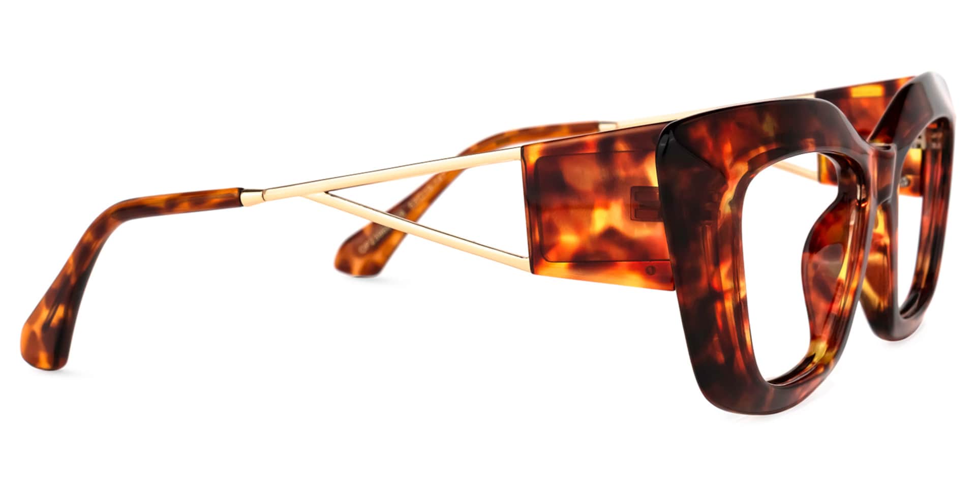 Ferrer Cateye Red-Tortoise Glasses | Zeelool Glasses2