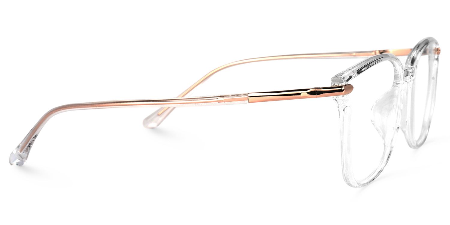 Mander Square Clear Glasses | Zeelool Glasses2