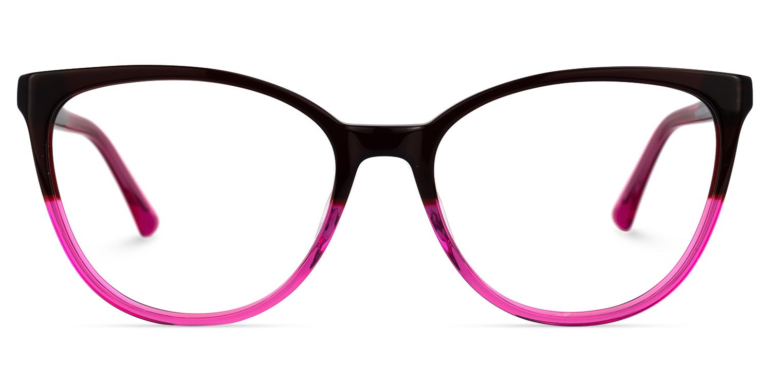 Rosario Cateye Purple Glasses | Zeelool Glasses0