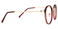 Colcas Round Red Glasses2