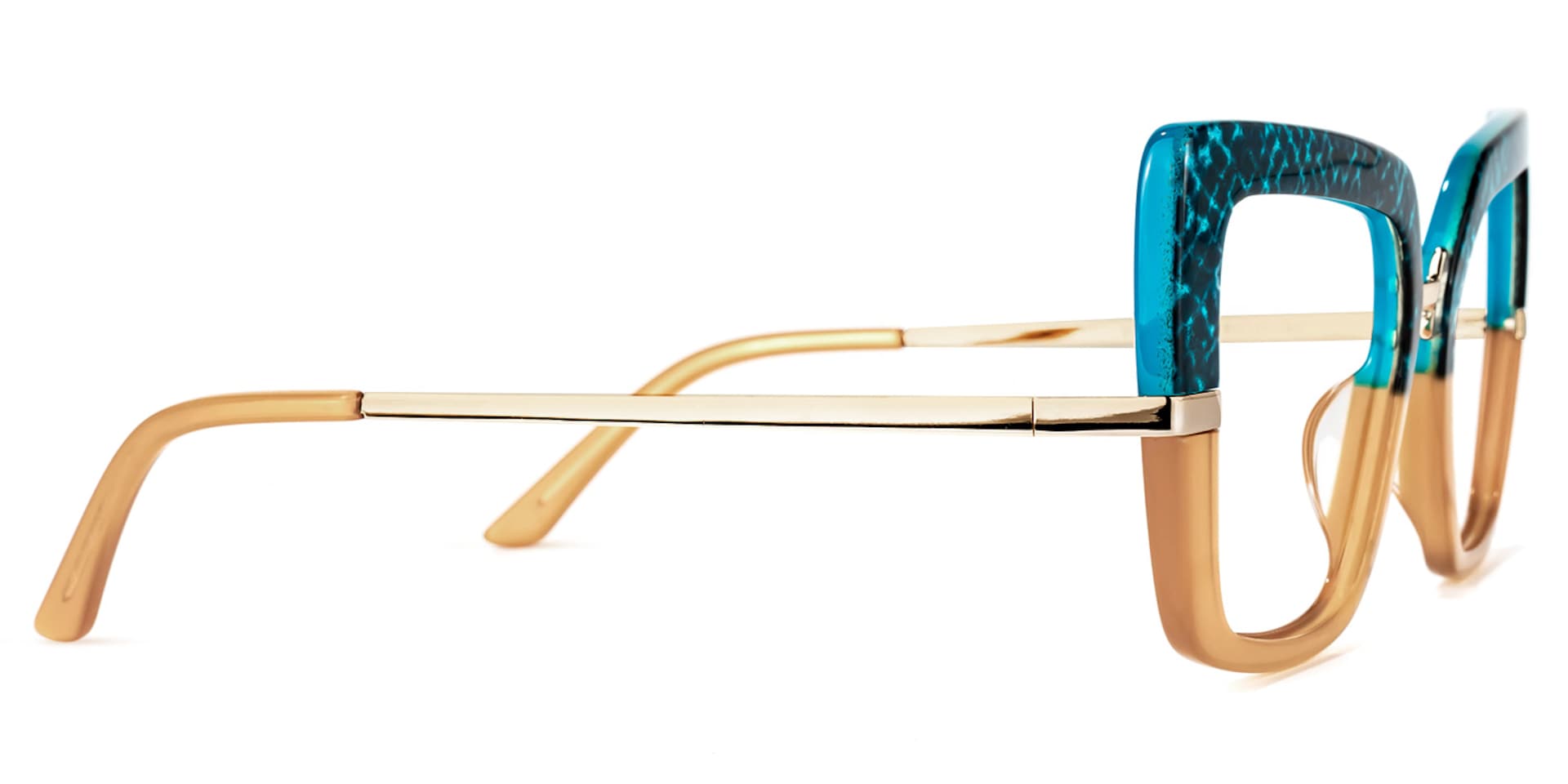 Natalin Square Brown Glasses | Zeelool Glasses2