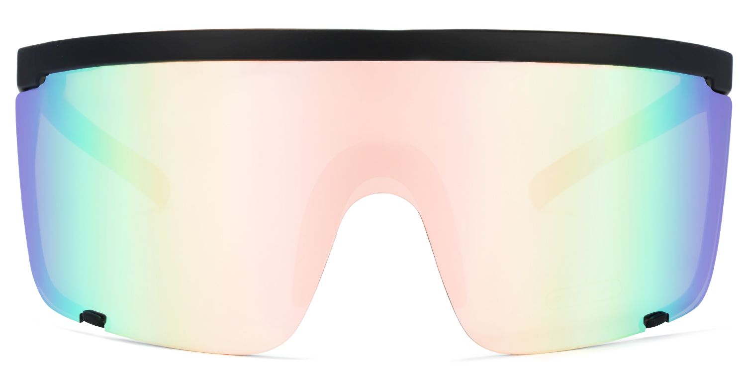 Estella Black Frame Cycling Goggles | Zeelool Glasses5