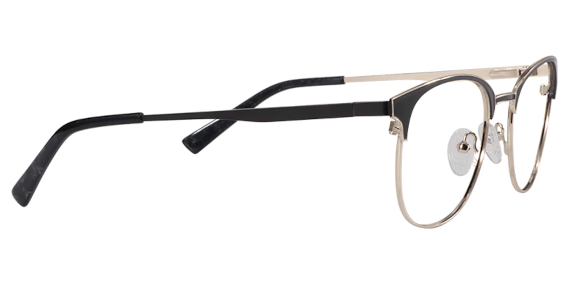 Browline Black Glasses | Zeelool Eyeglasses4