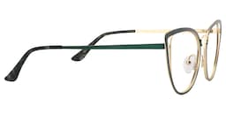 Eras Cateye Green Glasses4