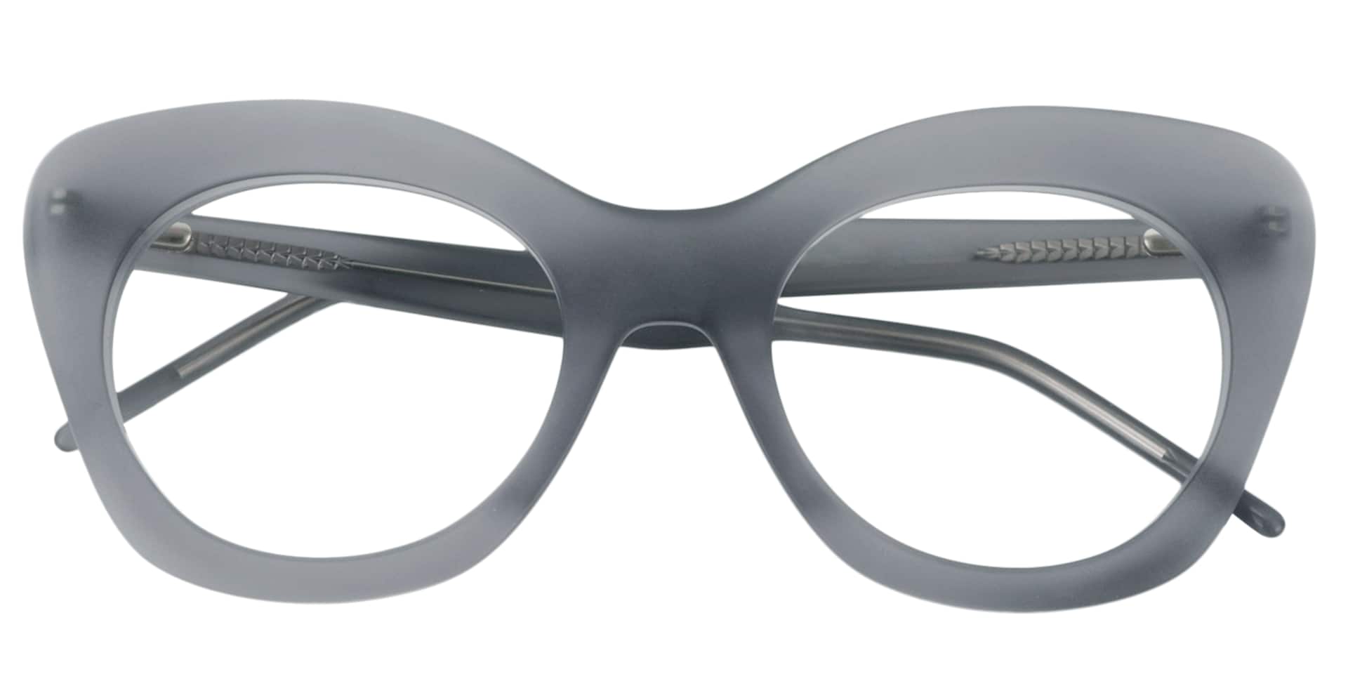 Cat-eye Gray Glasses | Zeelool Glasses1