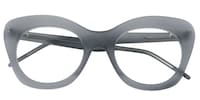Maria Cat-eye Gray Glasses1