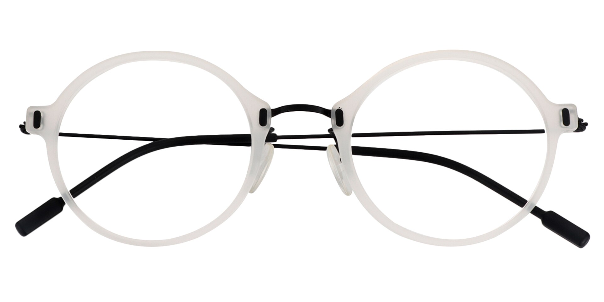 Round White Glasses | Zeelool Glasses1