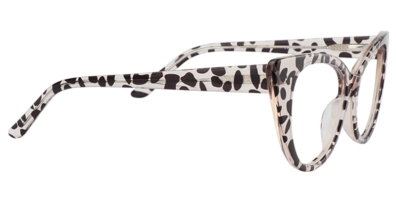 サンプル画像 Caraballo Geometric Dark-Tortoise Glasses | Zeelool Glasses