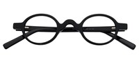 Ailwyn Round Black Glasses1