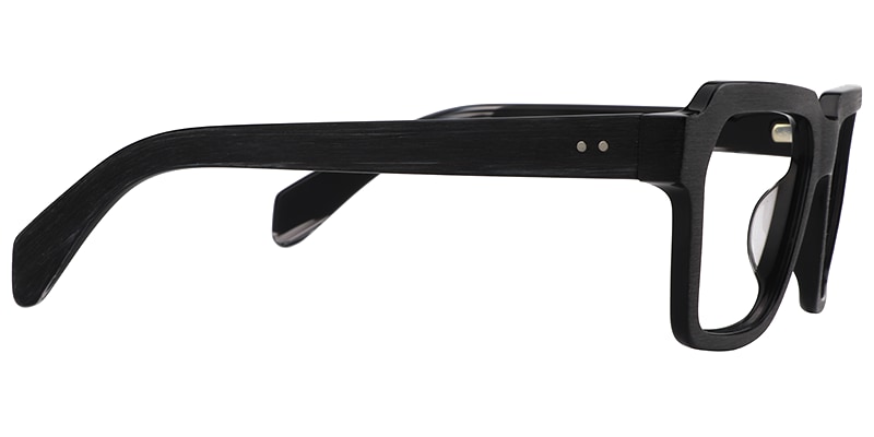 Richard Rectangle Black Glasses4