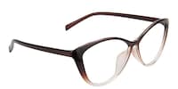 Iris Cat Eye Brown Glasses5