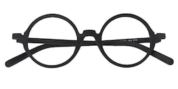 Aloysius Round Black Glasses1