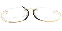 Skyler Rectangle Titanium Glasses 1