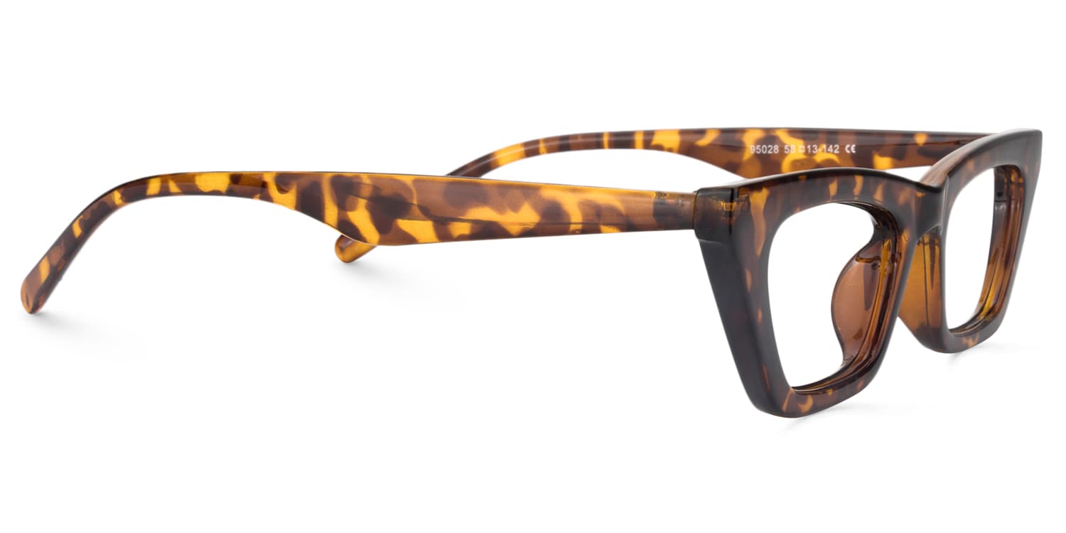 Channon Cat Eye Yellow Tortoise Glasses4