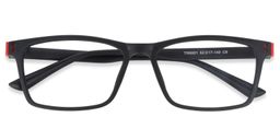 Cheche Black Rectangle Glasses2